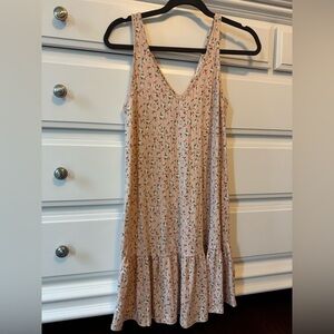 Pink Lily Floral Pink Sleeveless Dress